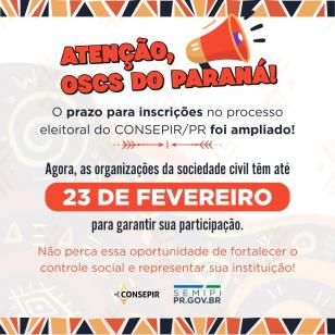 Prorrogação CONSEPIR